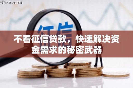 盘县不看征信贷款，快速解决资金需求的秘密武器