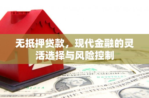 盘县无抵押贷款，现代金融的灵活选择与风险控制