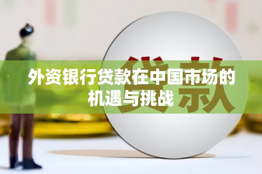 盘县外资银行贷款在中国市场的机遇与挑战