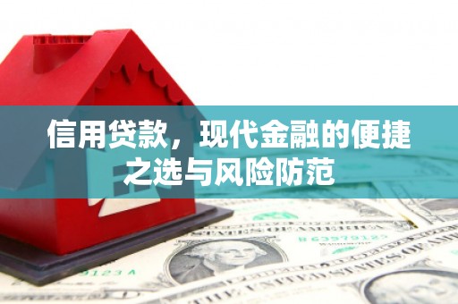 盘县信用贷款，现代金融的便捷之选与风险防范