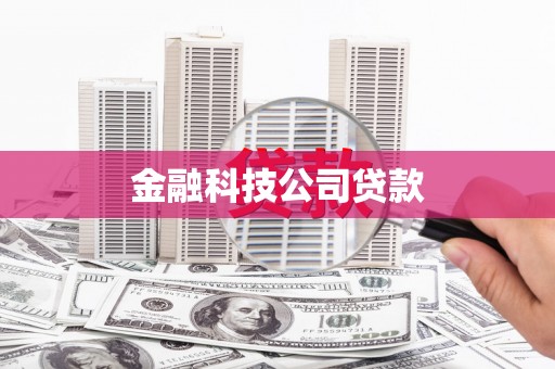 盘县金融科技公司贷款