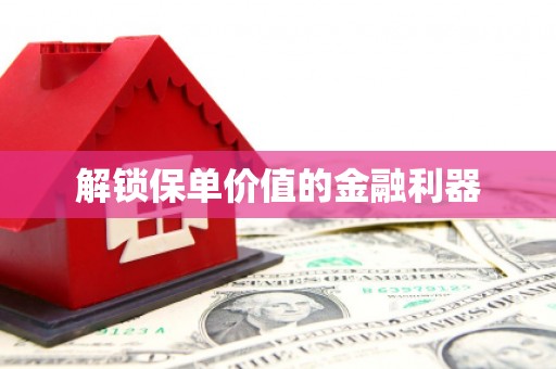盘县解锁保单价值的金融利器