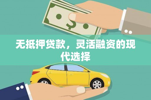 盘县无抵押贷款，灵活融资的现代选择