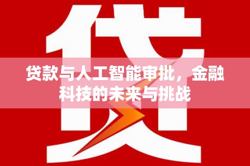 盘县贷款与人工智能审批，金融科技的未来与挑战