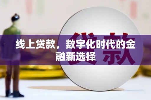 盘县线上贷款，数字化时代的金融新选择