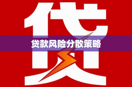 盘县贷款风险分散策略