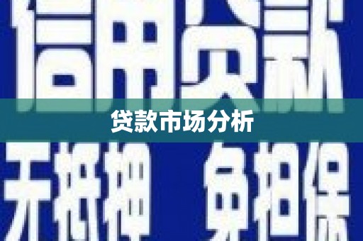 盘县贷款市场分析