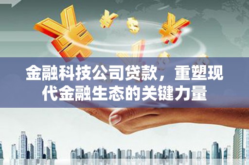 盘县金融科技公司贷款，重塑现代金融生态的关键力量