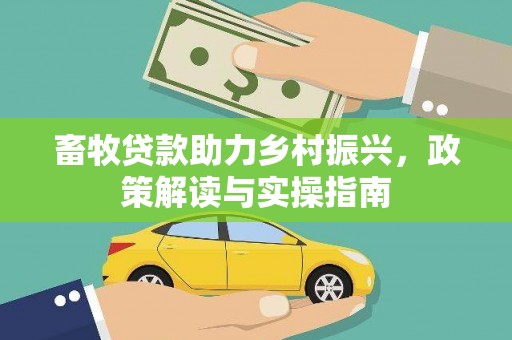 盘县畜牧贷款助力乡村振兴，政策解读与实操指南