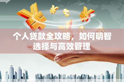 盘县个人贷款全攻略，如何明智选择与高效管理