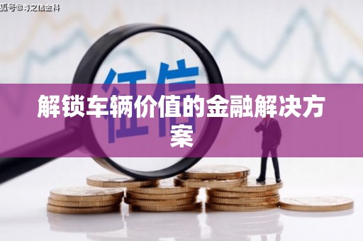 盘县解锁车辆价值的金融解决方案