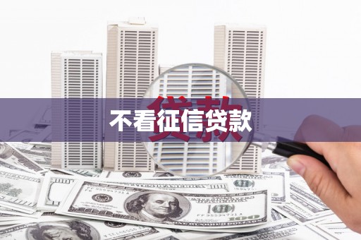 盘县不看征信贷款