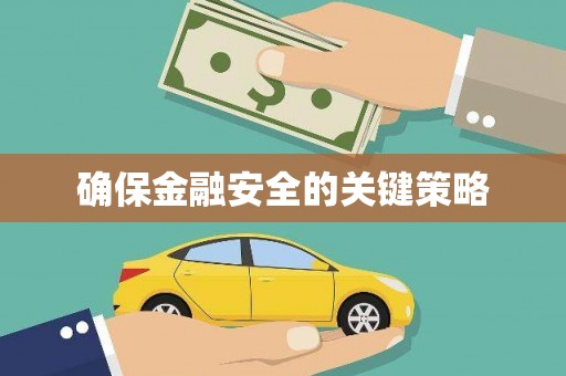 盘县确保金融安全的关键策略
